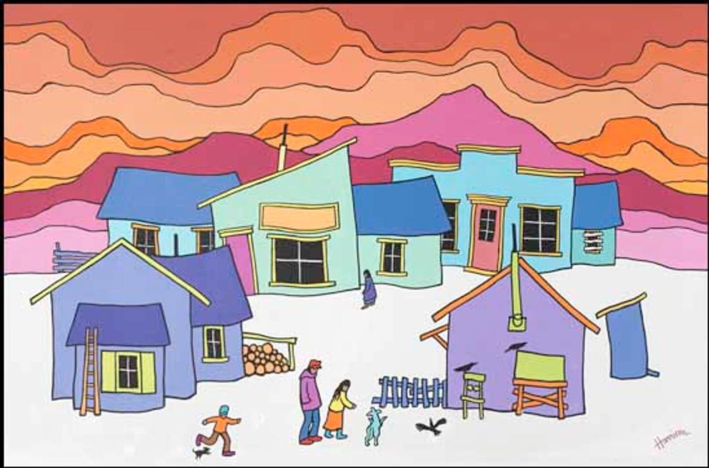 Ted Harrison (1926-2015) - A Kaleidoscope of Cabins