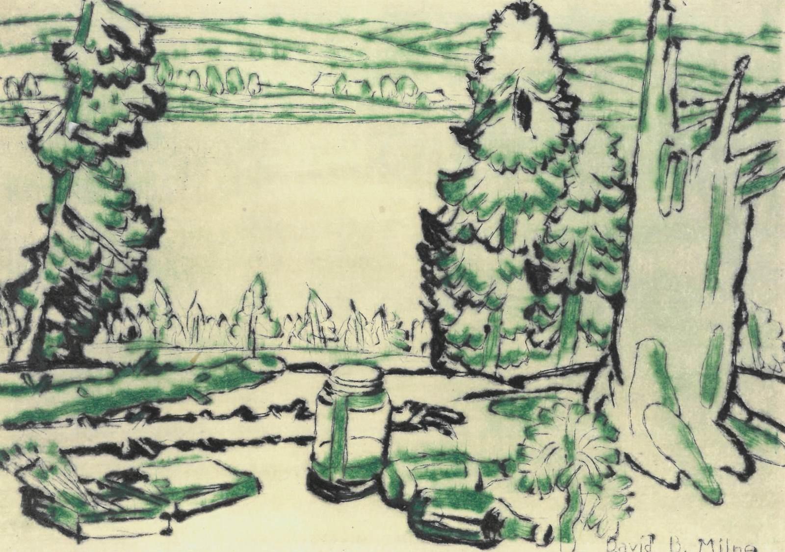 David Browne Milne (1882-1953) - Painting Place; 1931