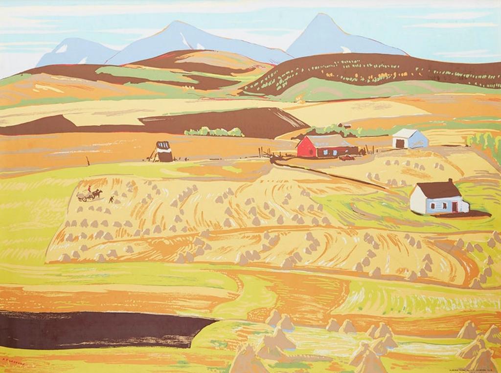 Alexander Young (A. Y.) Jackson (1882-1974) - Alberta Farm