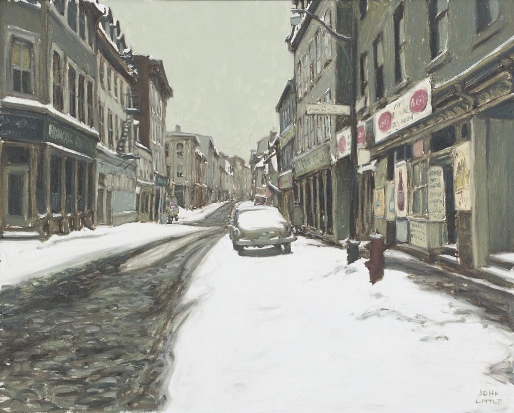 John Geoffrey Caruthers Little (1928-2024) - Dimanche D'autrefois, Rue St. Paul, Montreal