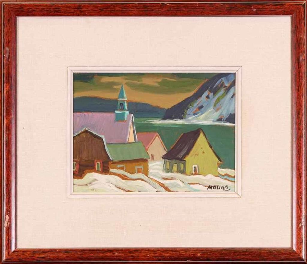 Mario Mauro (1920-1984) - Untitled, Village on the Bay