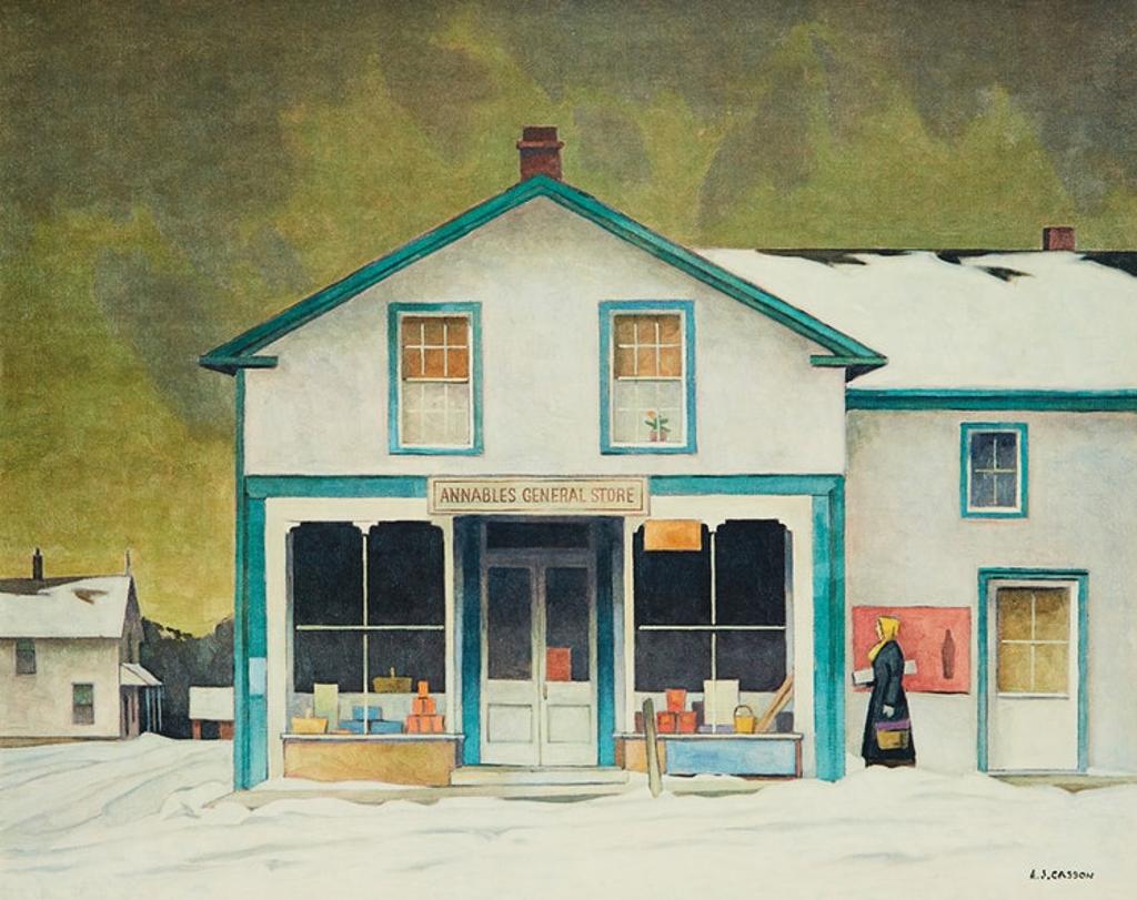 Alfred Joseph (A.J.) Casson (1898-1992) - Annables General Store; Village House; Crescendo
