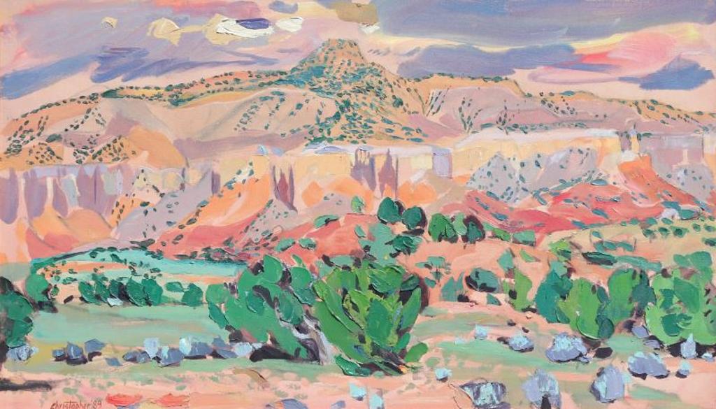 Ken Christopher (1942) - Ghost Ranch, Abiquiu; 1989