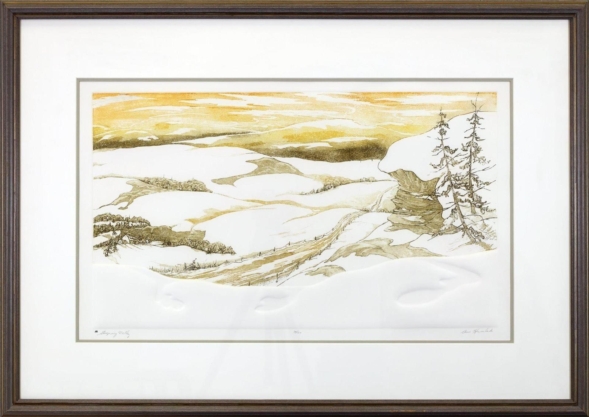 Ann Huculak (1930-2019) - Sleeping Valley; ed. #34/60