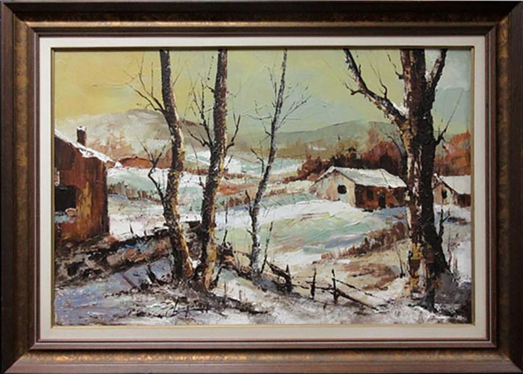 Claude Langevin (1942-2024) - Untitled (Winter In The Laurentians)