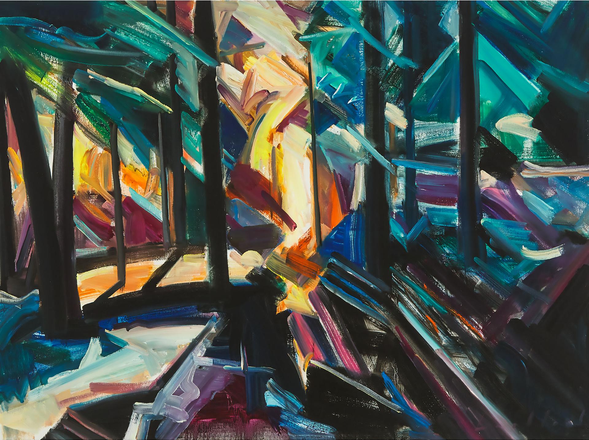 Kenneth Campbell Lochhead (1926-2006) - Vehement Light, 2002