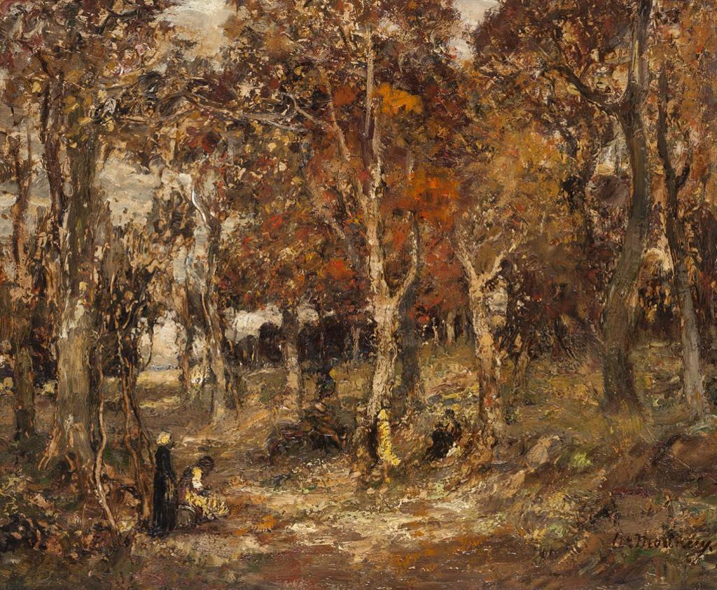 William Mouncey (1852-1901) - Ladies in the Forest