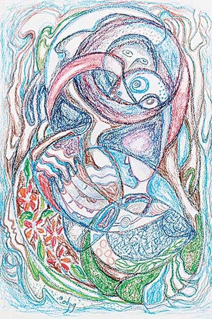 Daphne Odjig (1919-2016) - Perhaps in Another Time or Another Age