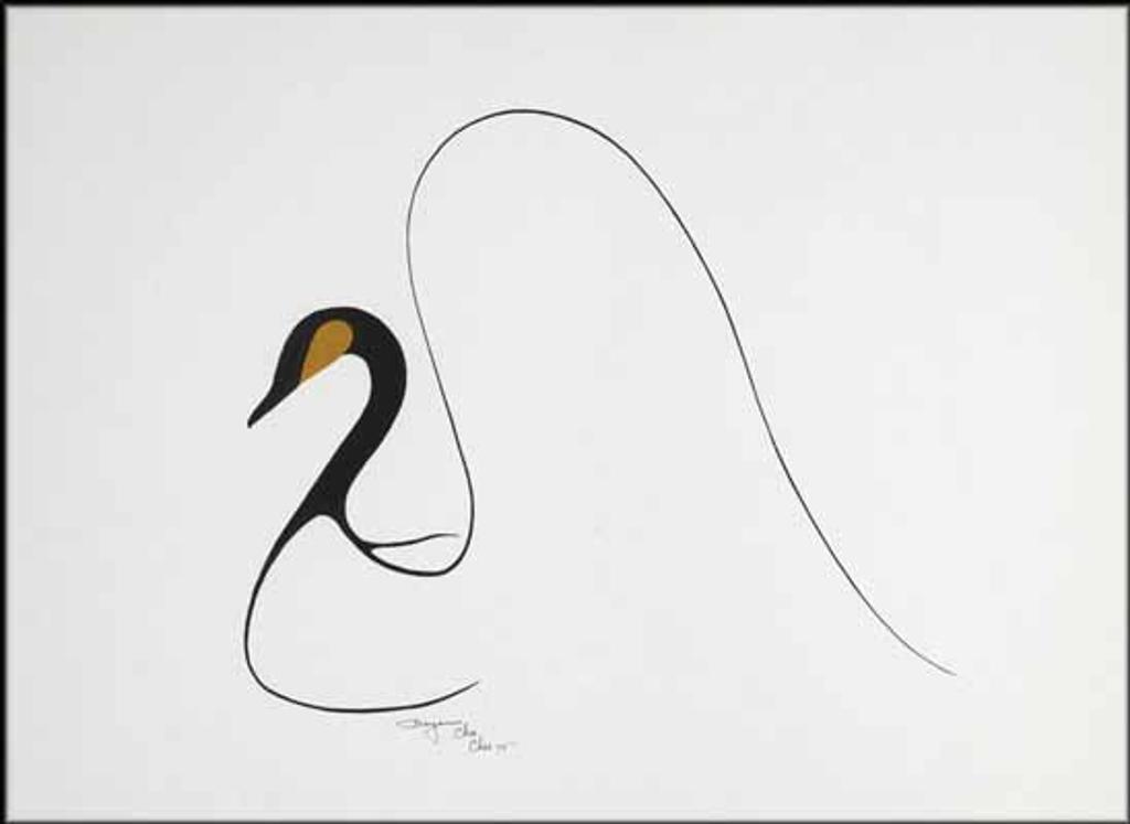 Benjamin Chee Chee (1944-1977) - Goose
