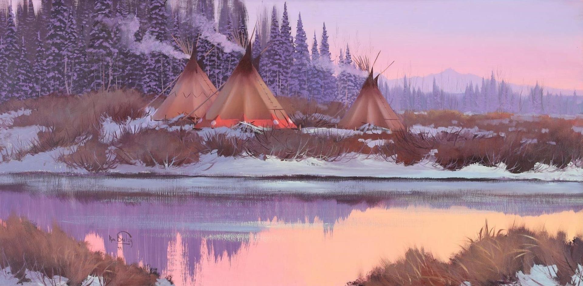 Ron Bailey (1943-1984) - Tipi Encampment; 1979