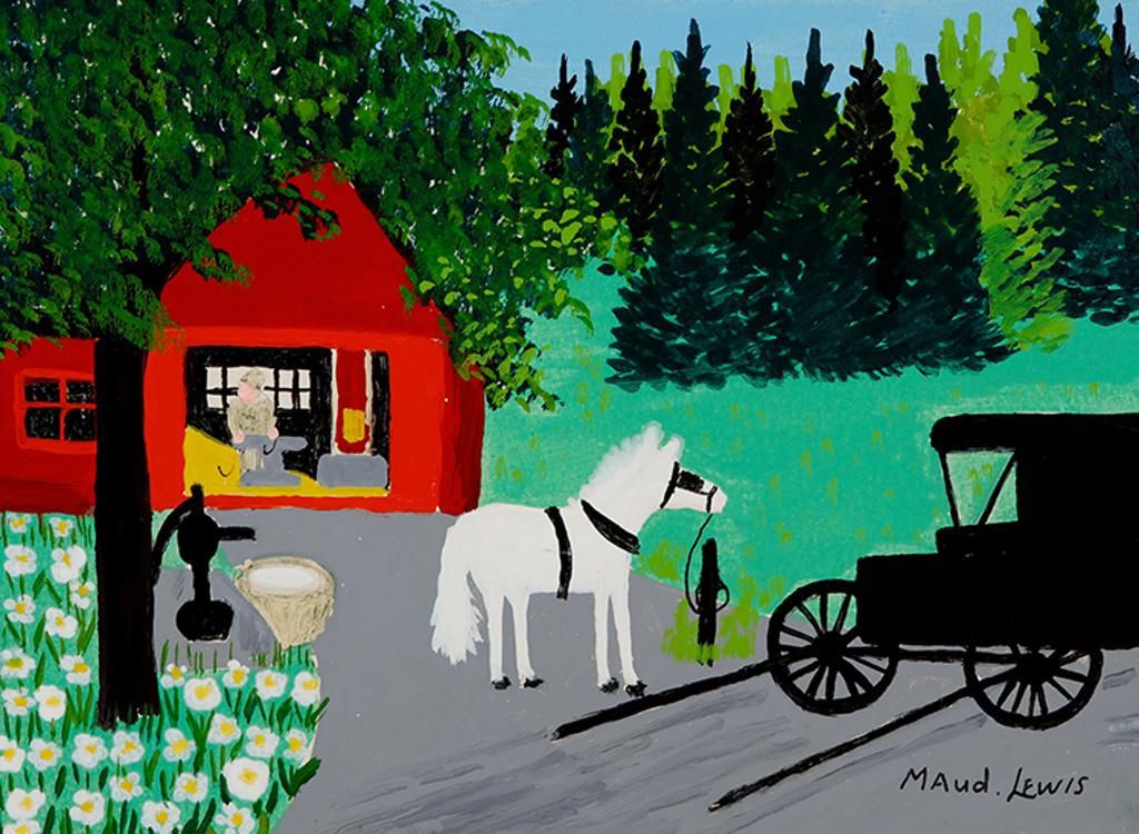 Maud Kathleen Lewis (1903-1970) - Blacksmith Shop