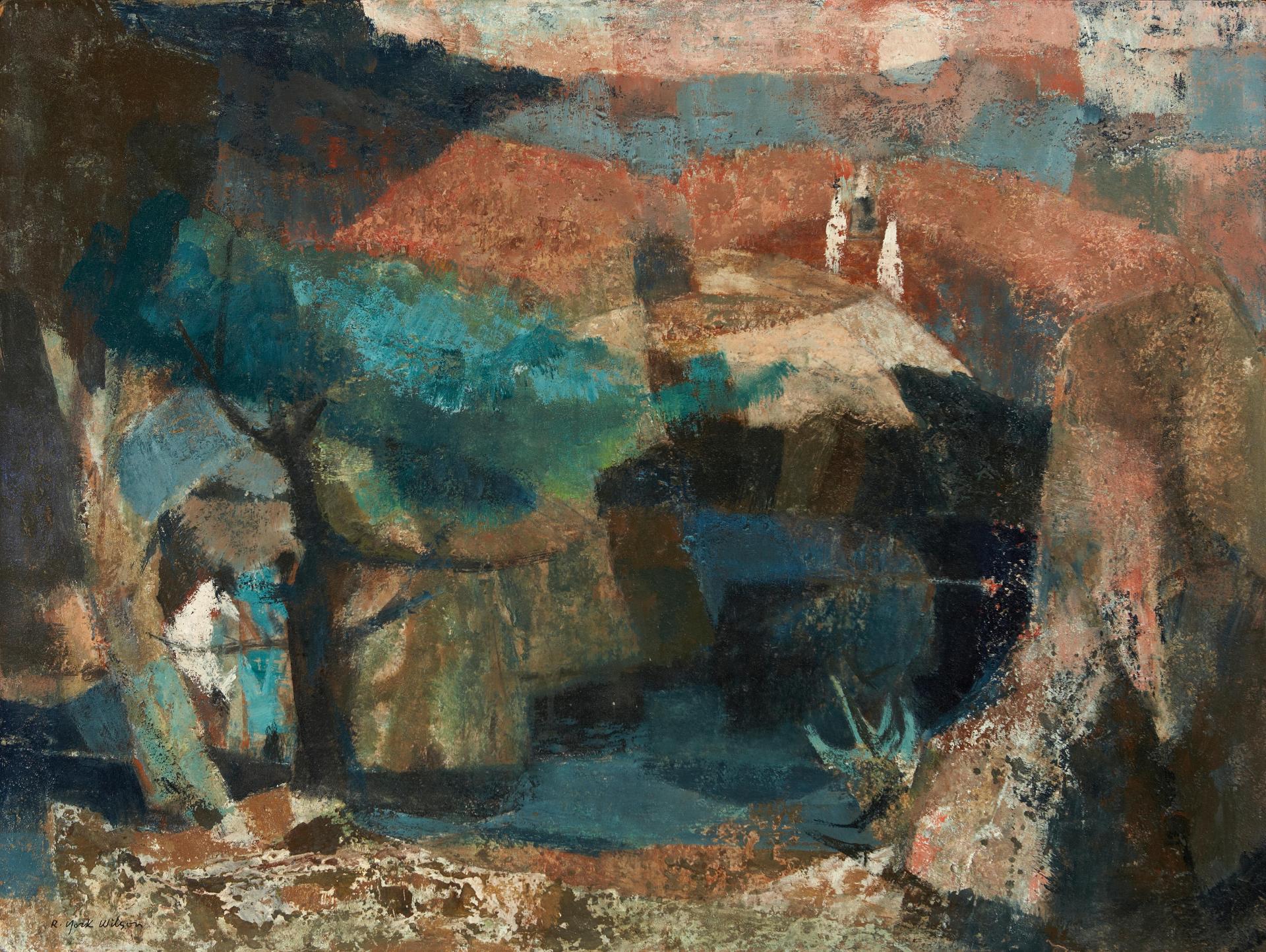 Ronald York Wilson (1907-1984) - Mexican River Scene