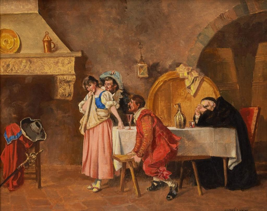 Andreas Christian Gottfried (André) Lapine (1866-1952) - The Inn