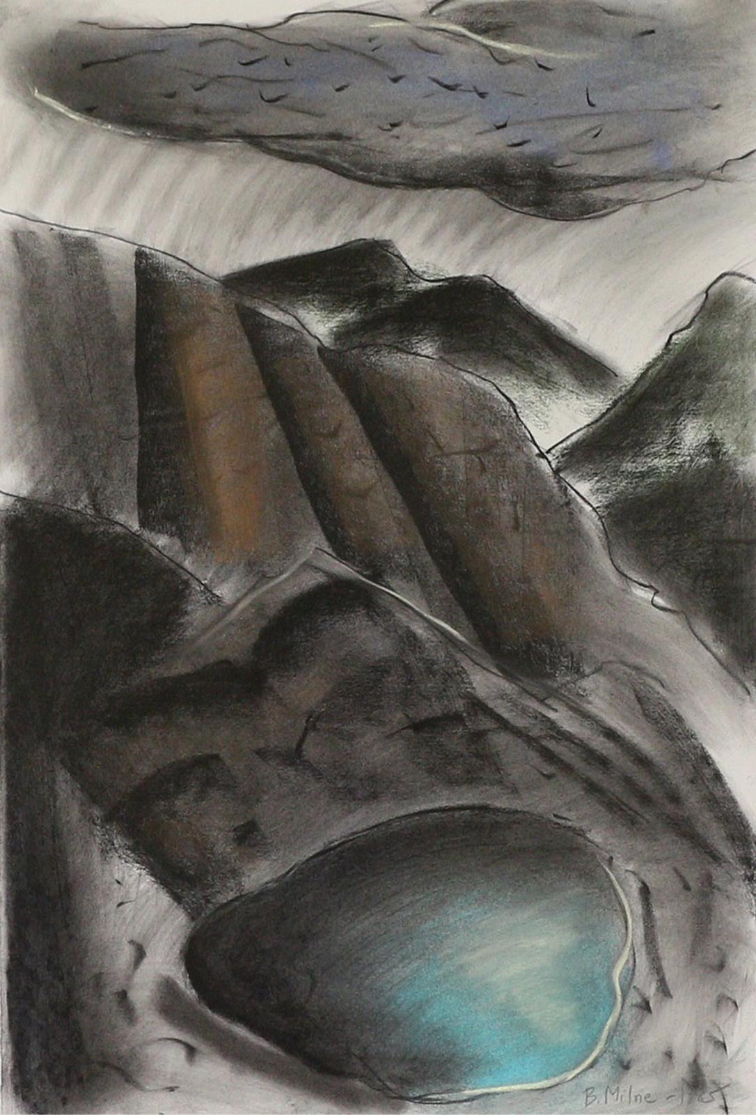 Bara Milne (1956) - Rocky Mountain Lake; 1985