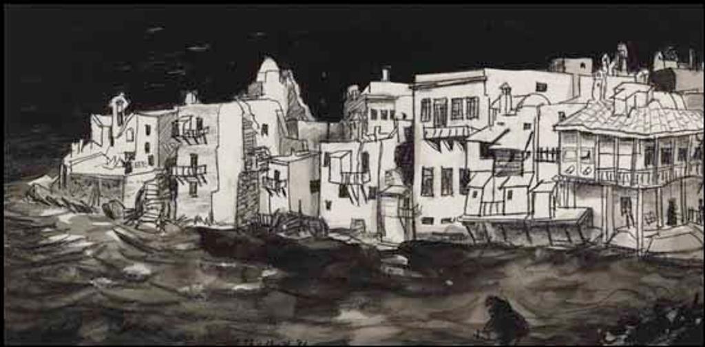 Jack Leaonard Shadbolt (1909-1998) - Mykonos Island, Greece