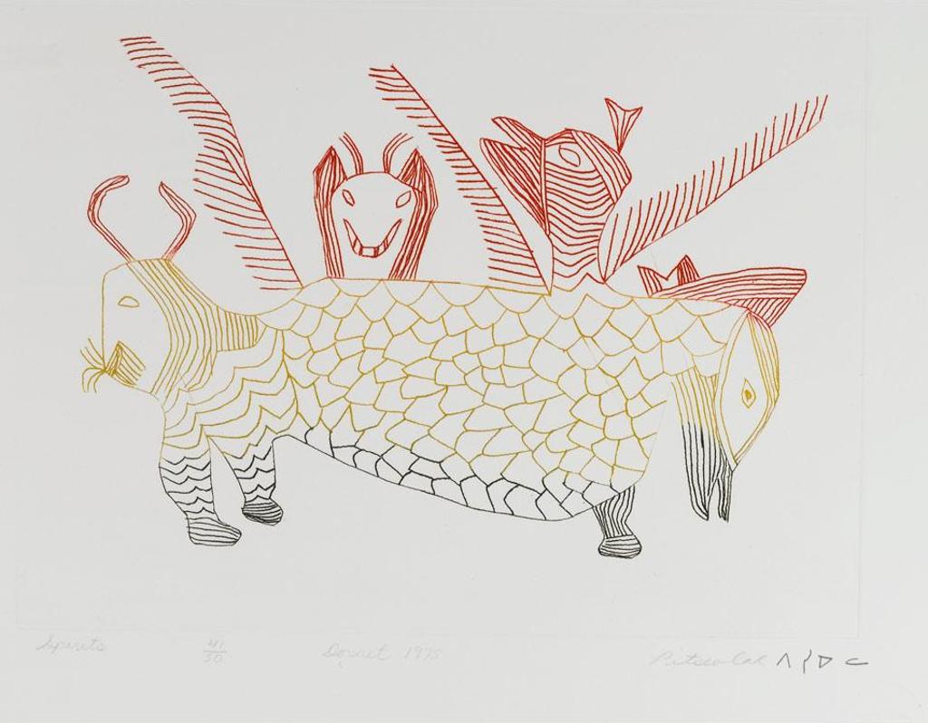 Pitseolak Ashoona (1904-1983) - Spirits