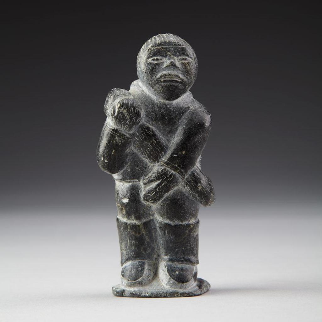 Elisapi Qumaluk (1927) - Man Holding Seal