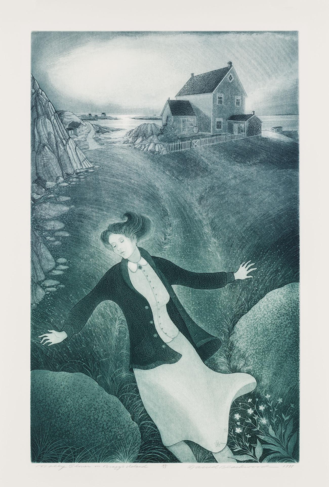 David Lloyd Blackwood (1941-2022) - Molly Glover on Bragg's Island
