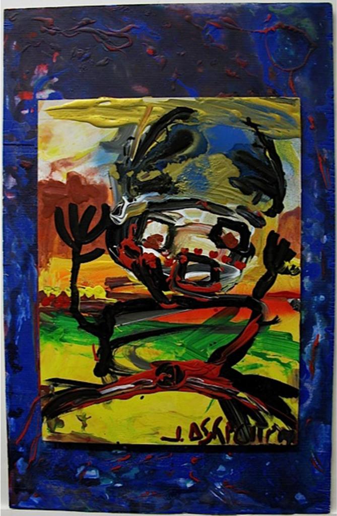 Jane Ash Poitras (1951) - Untitled (The Screamer)