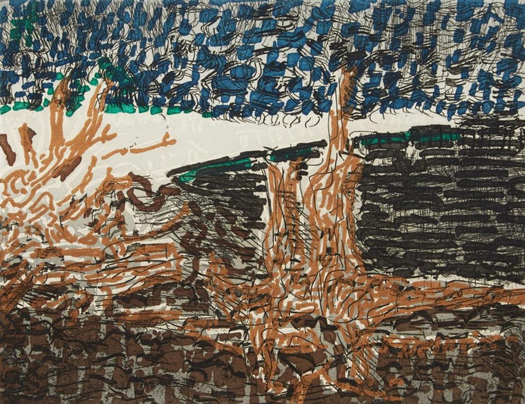 Jean-Paul Riopelle (1923-2002) - Anticosti no. 3 (1985)