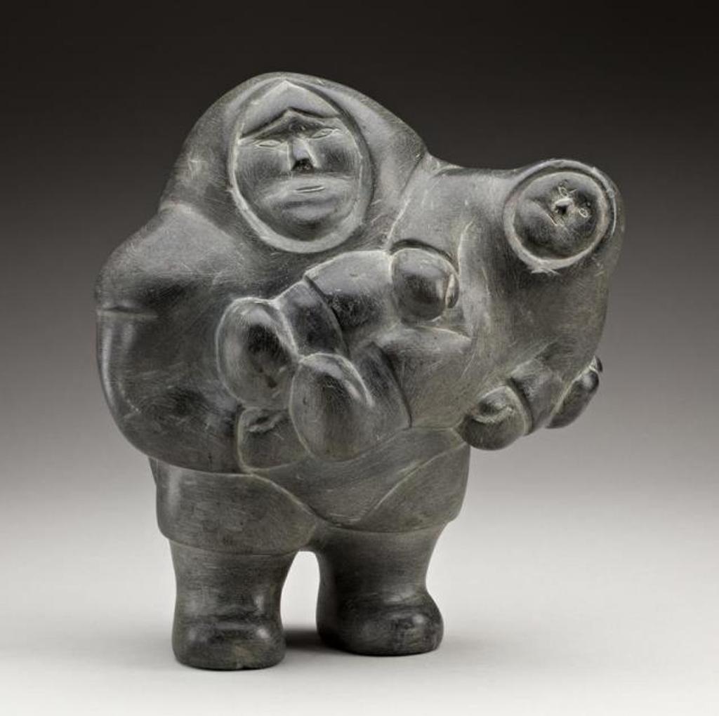 Mathew Aqigaaq (1940-2010) - Mother Holding a Child