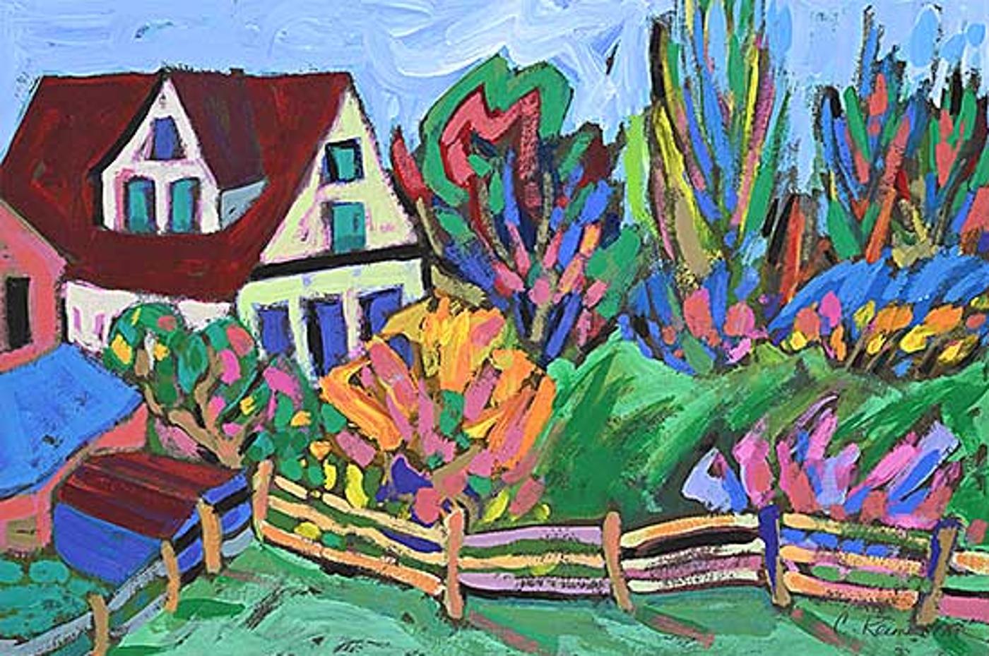 Christine Reimer (1954) - A Garden on Moss Street