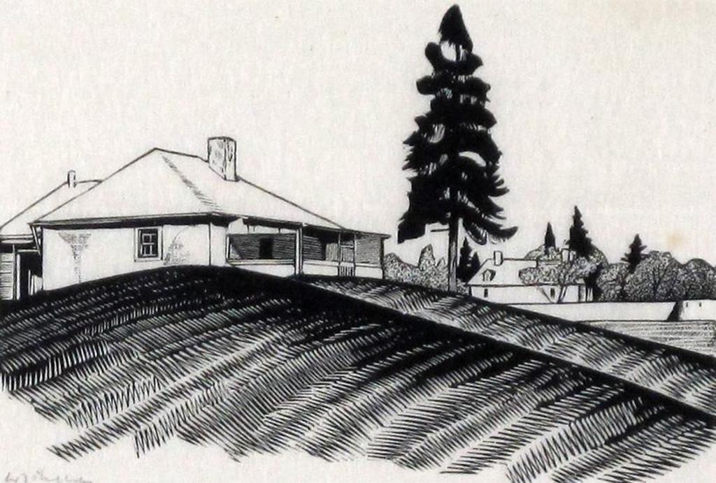 Walter Joseph (W.J.) Phillips (1884-1963) - Engineers House And South Wall; 1931