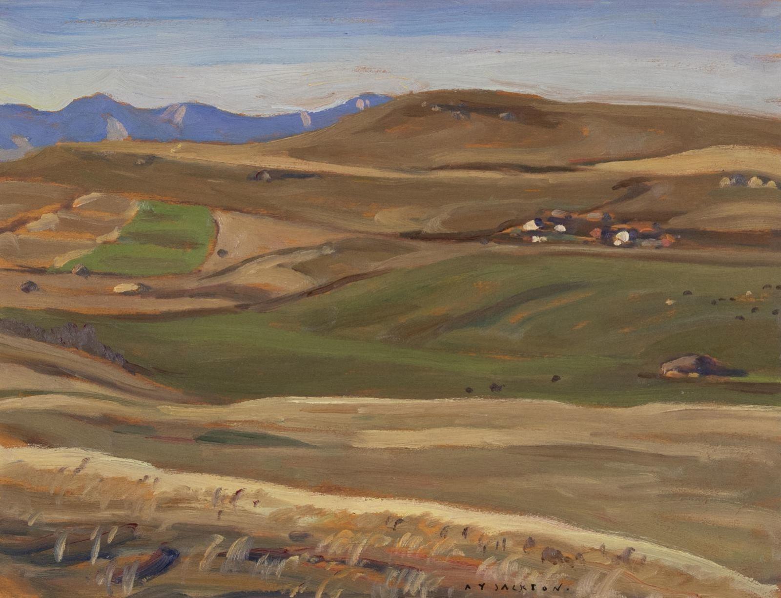 Alexander Young (A. Y.) Jackson (1882-1974) - Alberta Foothills, Pincher, Alberta.; 1947