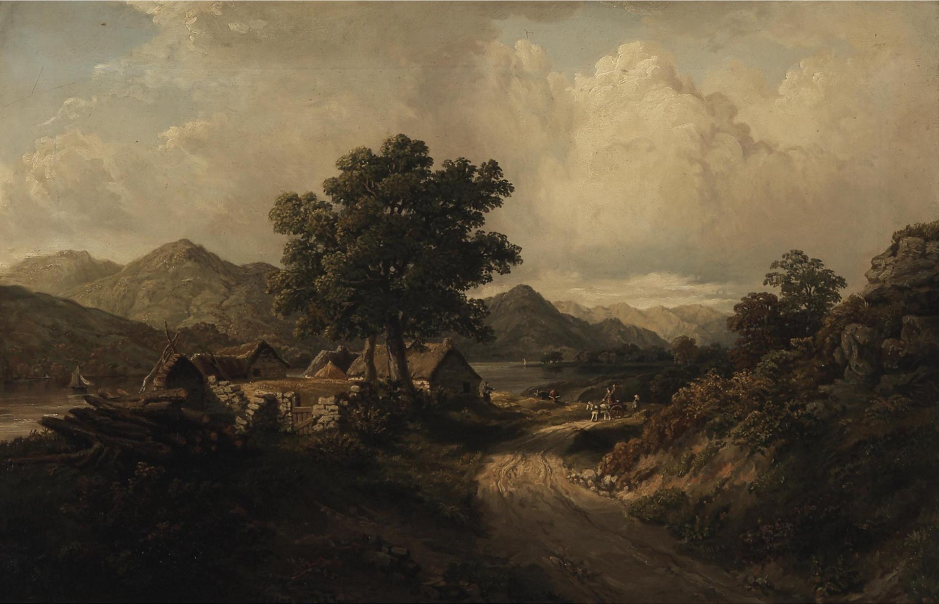 McNeil MacLeay (1806) - Farmer And Wagon Arriving At The Farm, 1837