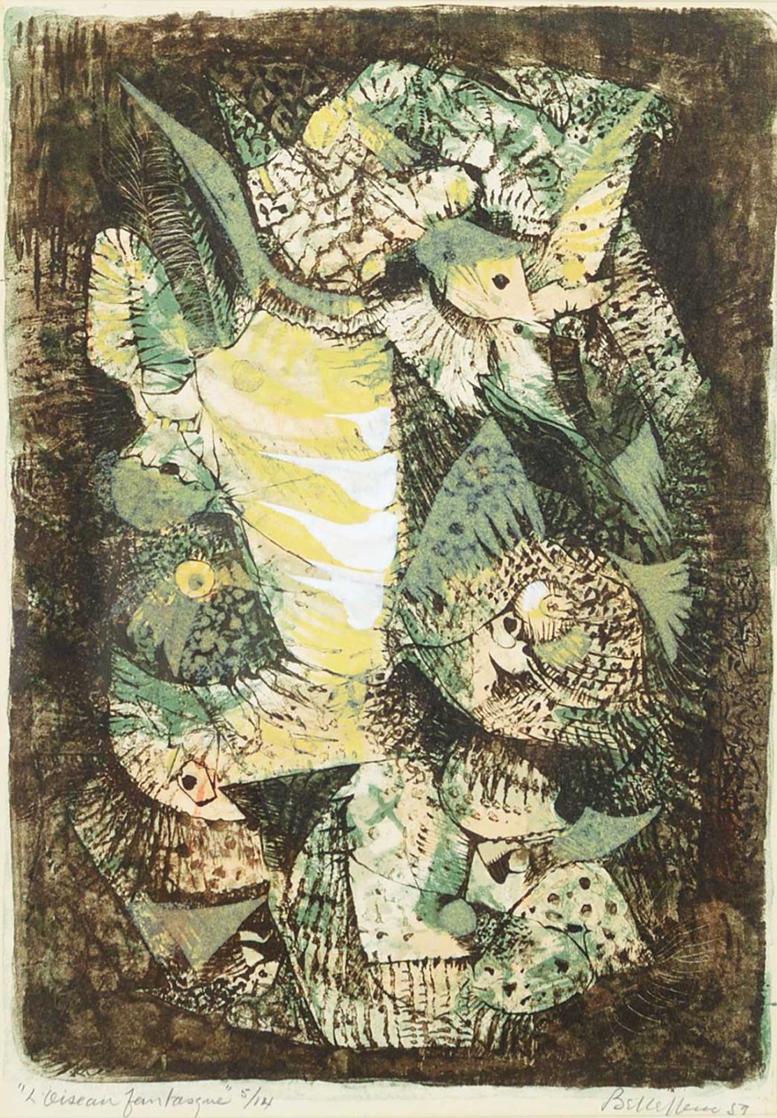 Léon Bellefleur (1910-2007) - L'oiseau Fantastique  #5/14