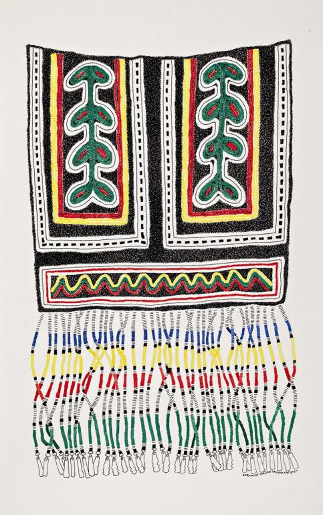 Germaine Arnaktauyok (1946) - /Yellowknife, Amautiq Frontlet, early 2000s