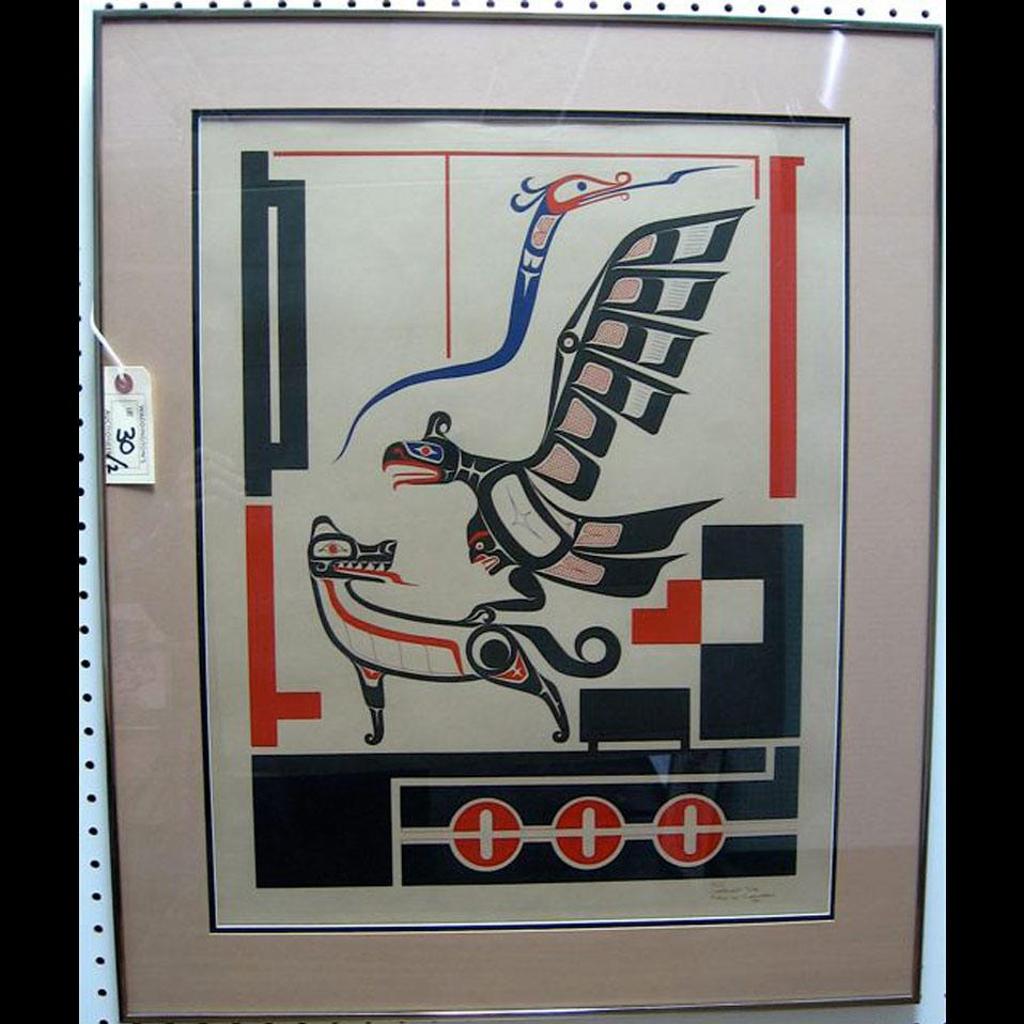 Hupquatchew (1948) - Opetchesaht Tribe (Design); Kwa-Guilth Wild Woman Holding Copper