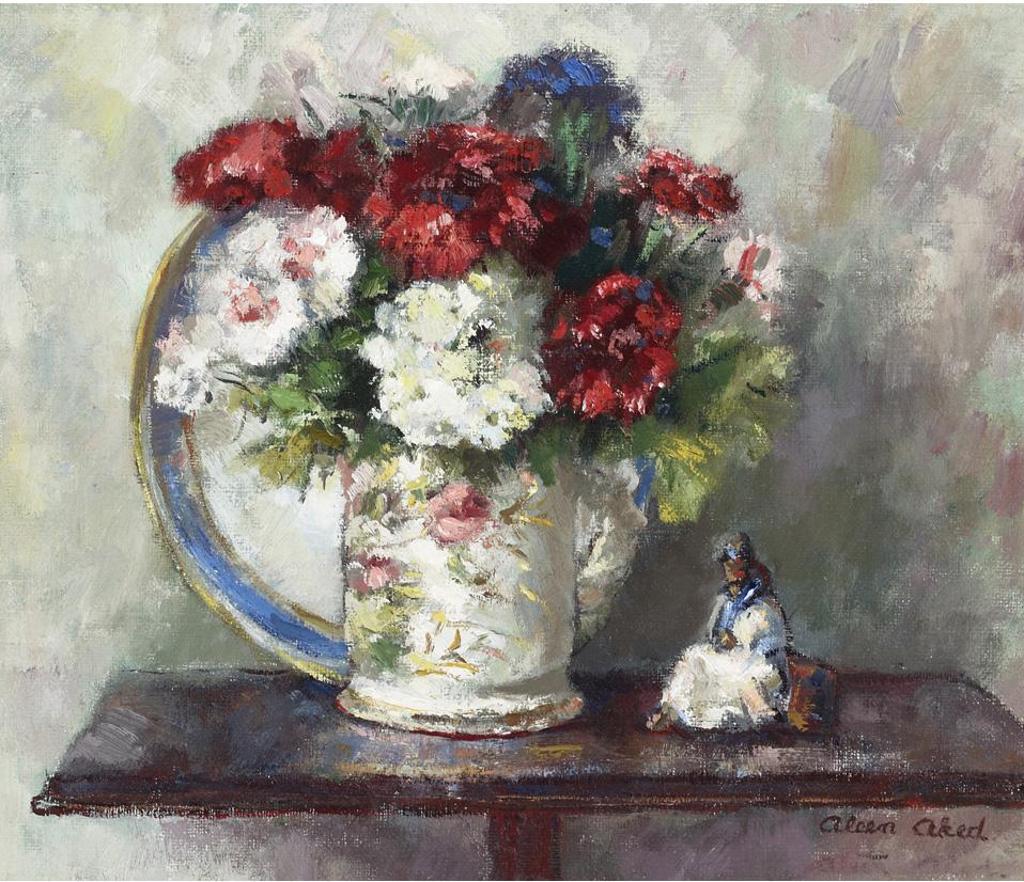 Aleen Elizabeth Aked (1907-2003) - Still Life With Carnations