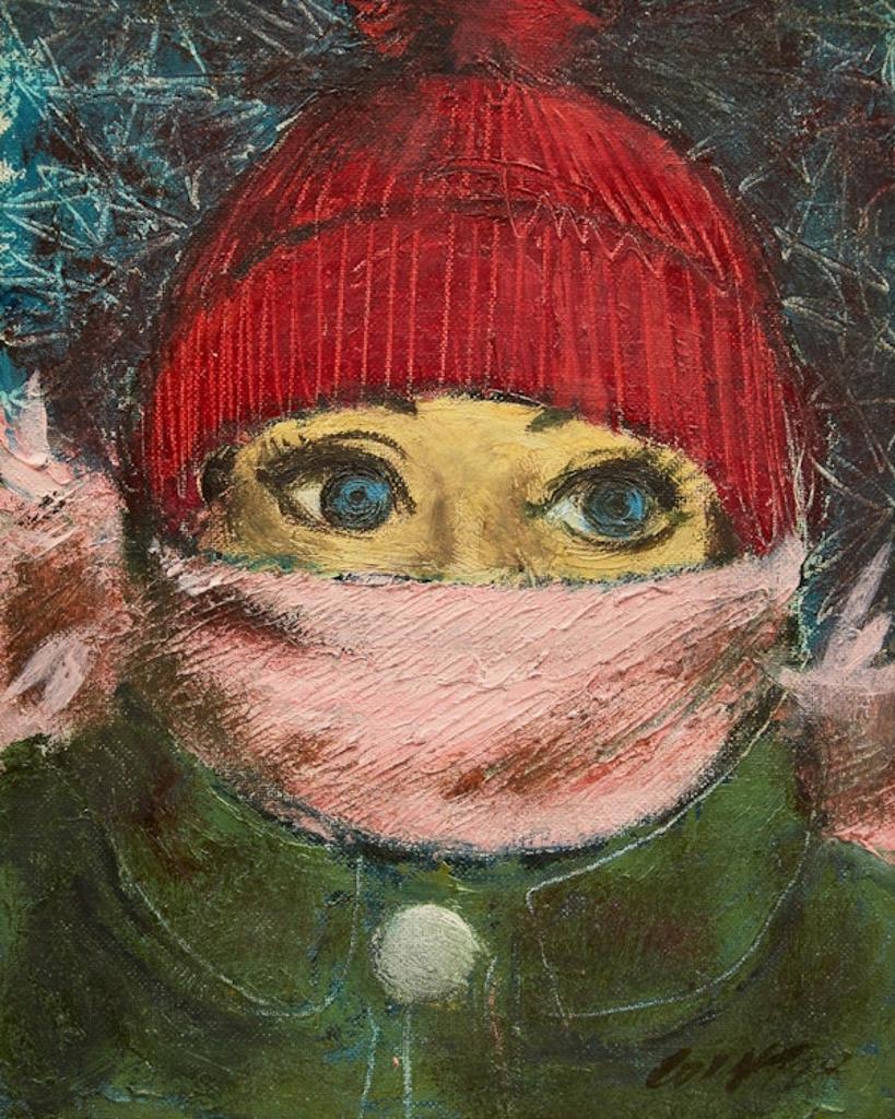 William Arthur Winter (1909-1996) - Pink Scarf; Red Hair