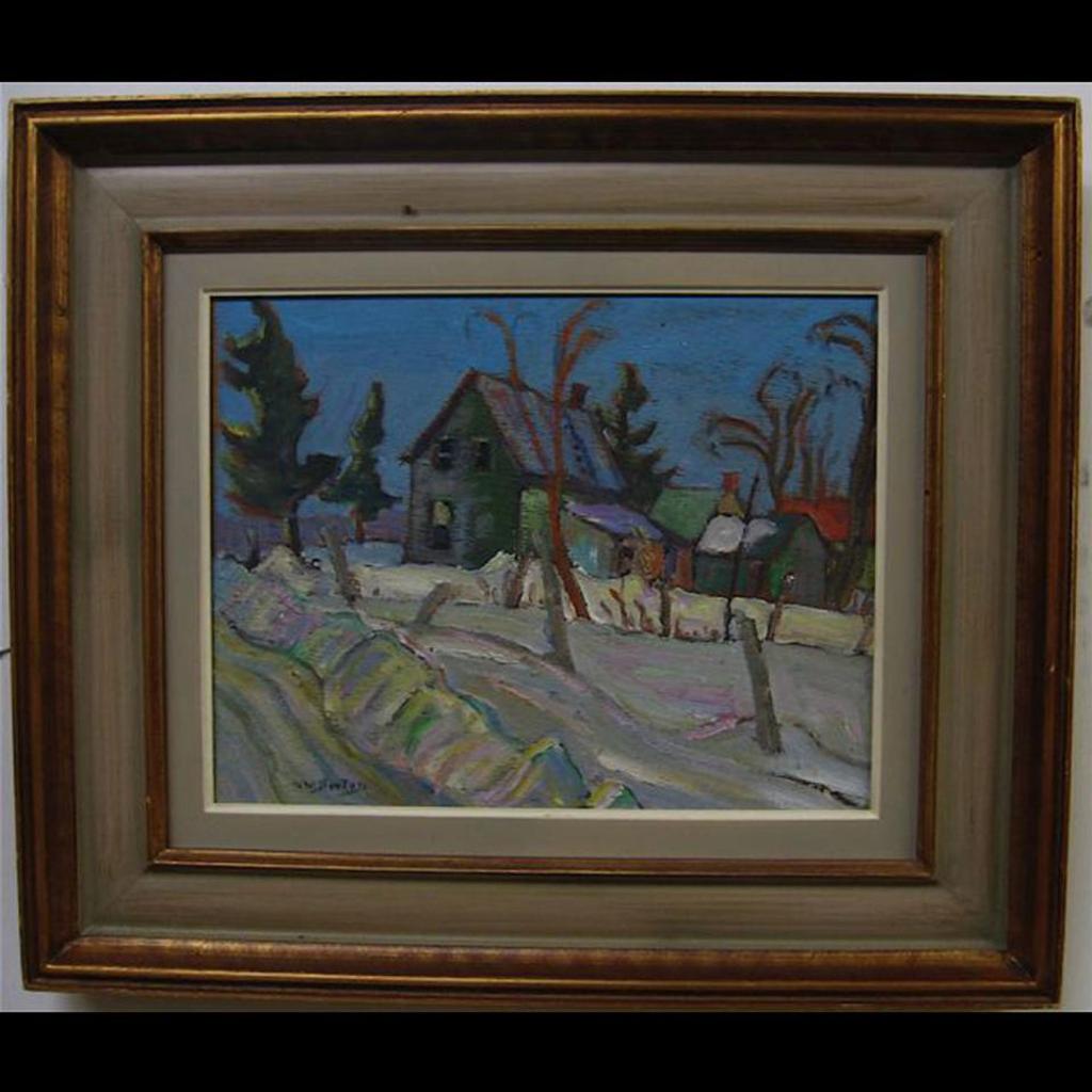 Ralph Wallace Burton (1905-1983) - Spring 1969, The Greenhouse - On The Road To Rupert, Que