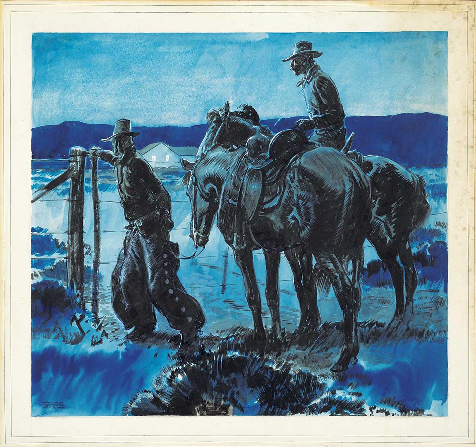 Herbert Morton Stoops - Untitled - Opening the Gate