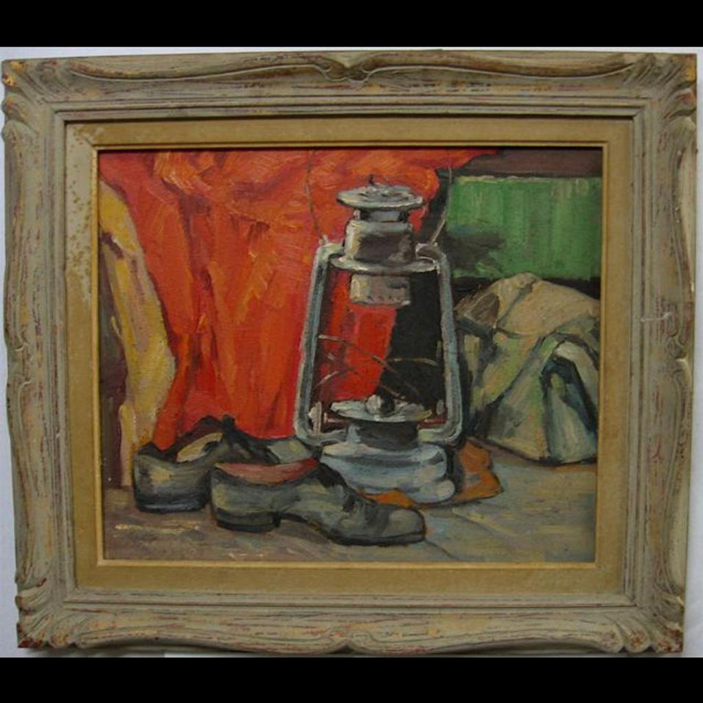 Peter Stoyan-Off (1900-1984) - Still Life With Lantern