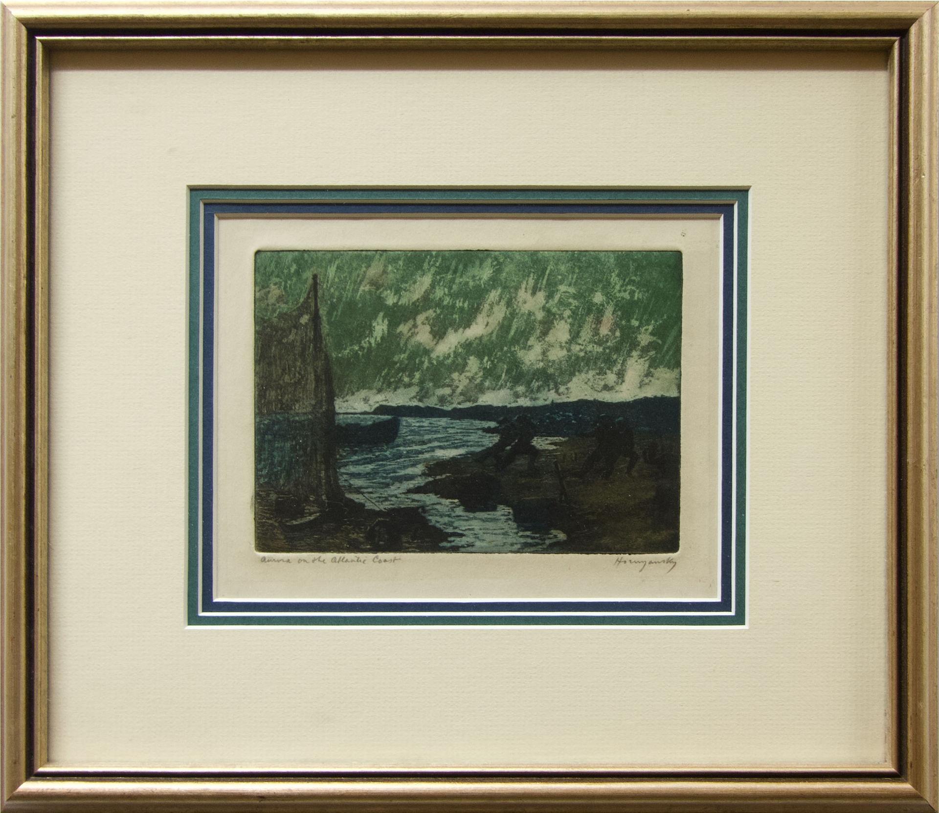 Nicholas Hornyansky (1896-1965) - Aurora On The Atlantic Coast