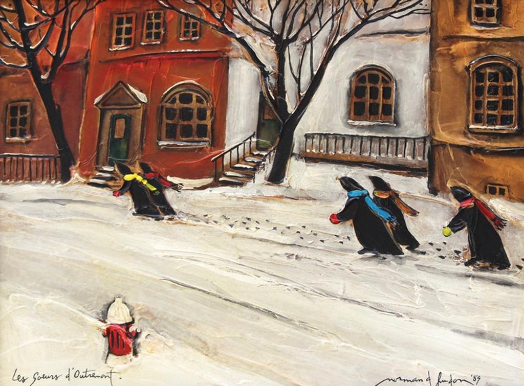 Normand Hudon (1929-1997) - Les soeurs d'Outremont (1989)