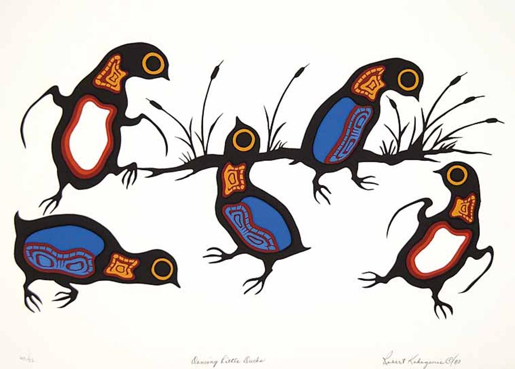Robert Kakegamic (1944) - Dancing Little Ducks #40/52