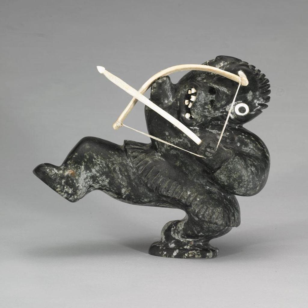 Judas Ullulaq (1937-1998) - Dancing Shaman With Bow And Arrow