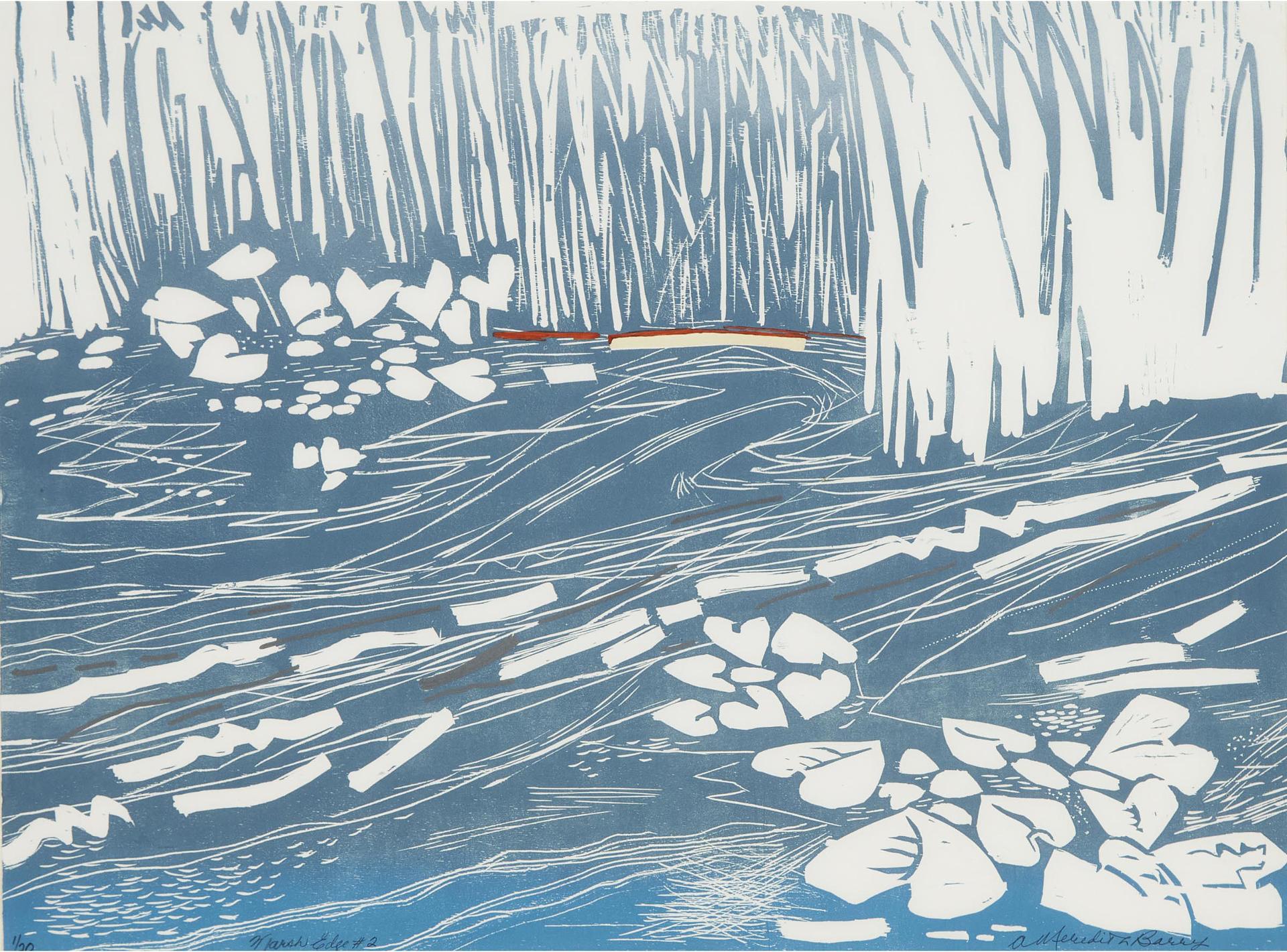 Anne Meredith Barry (1932-2003) - Marsh Edge #2