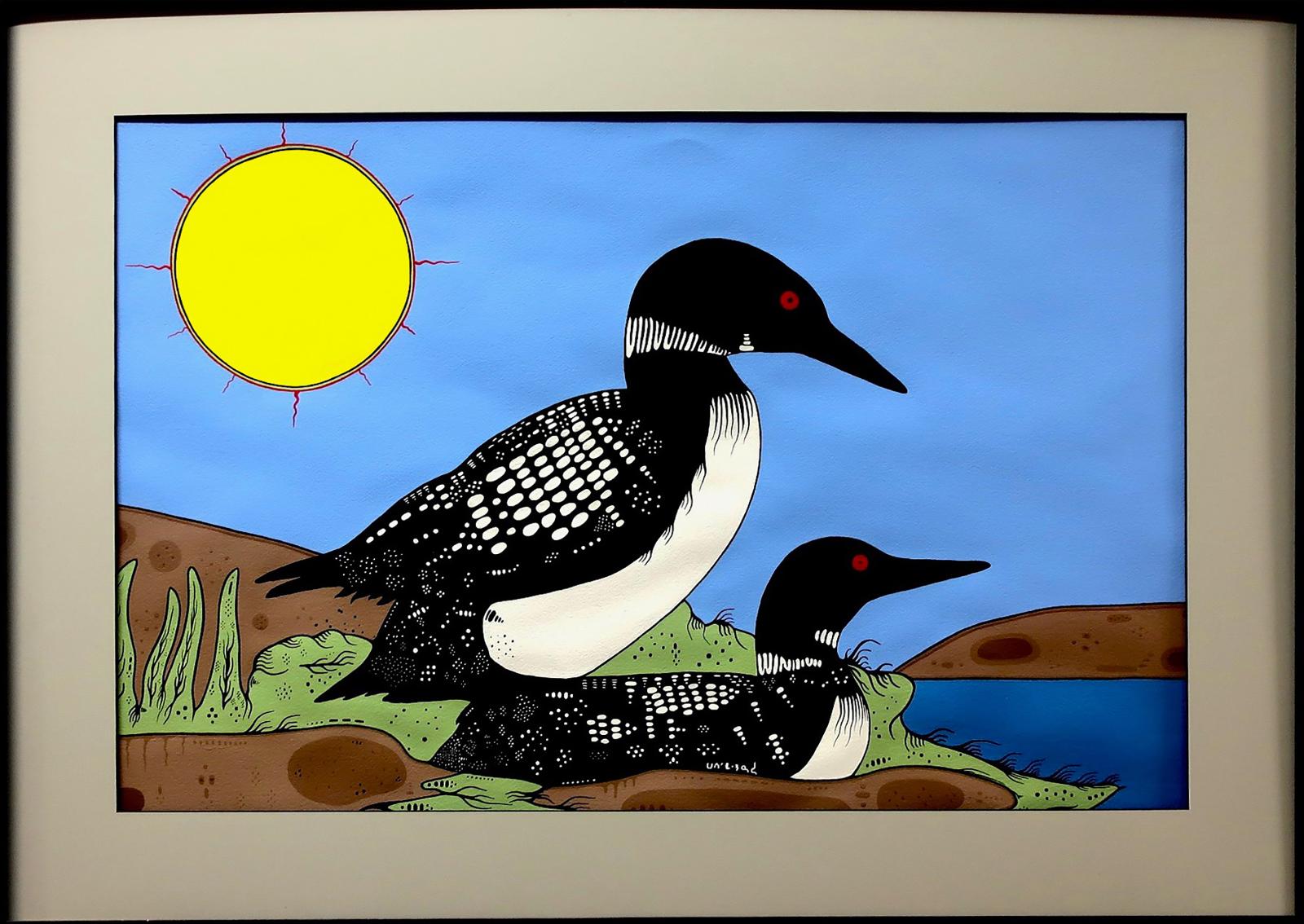 David Alfred Morrisseau (1961) - Loons Mating
