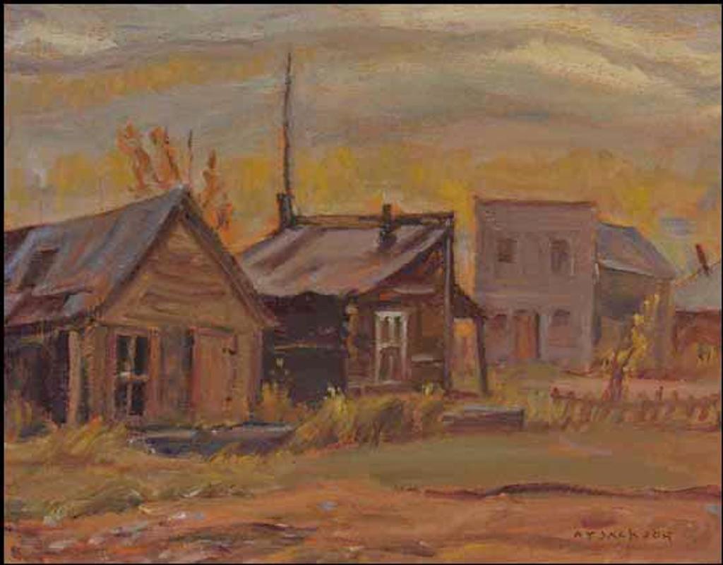 Alexander Young (A. Y.) Jackson (1882-1974) - Misty Morning, Dawson, YT