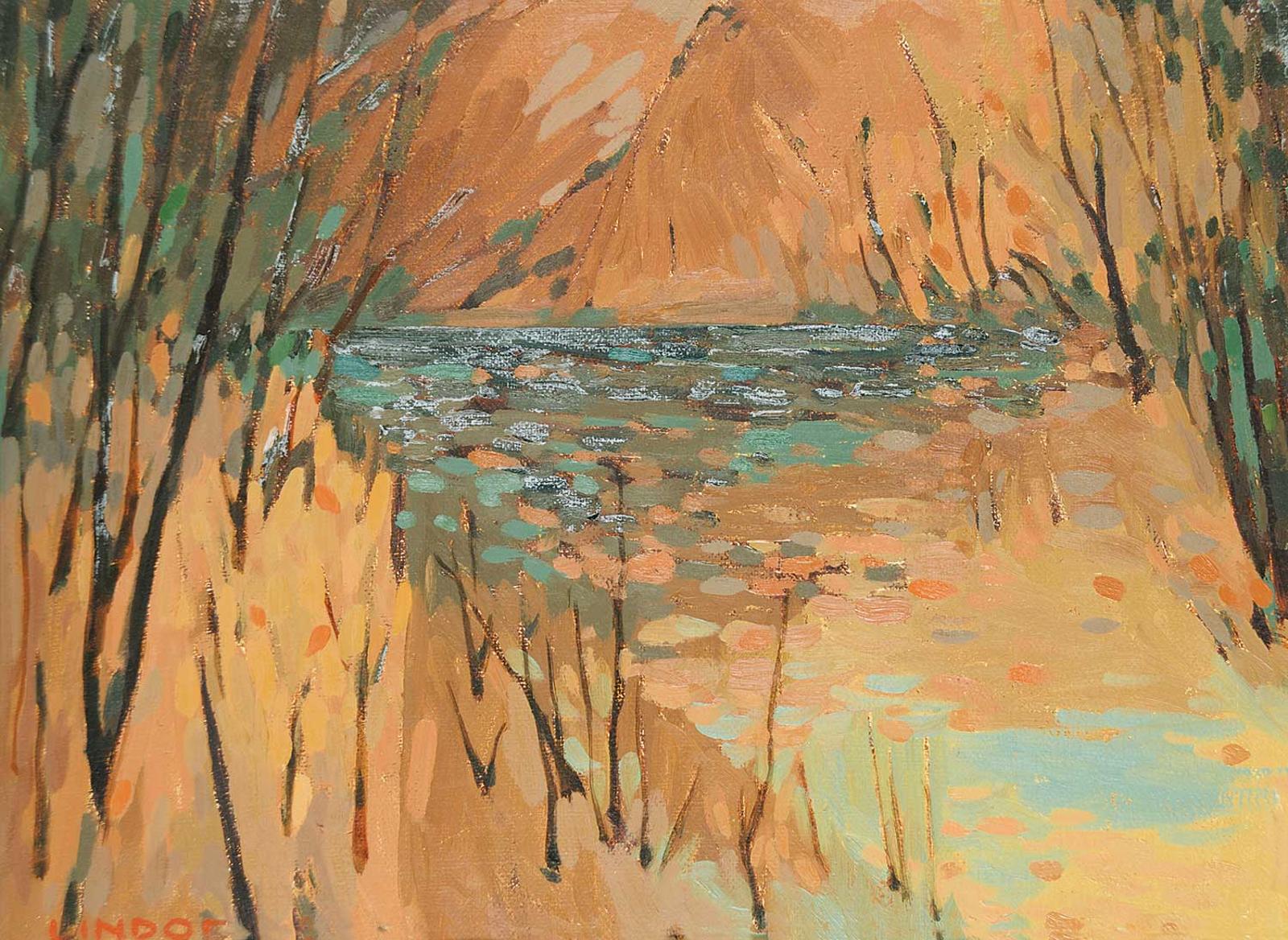 Luke Orton Lindoe (1913-1998) - Ross Creek, Fall