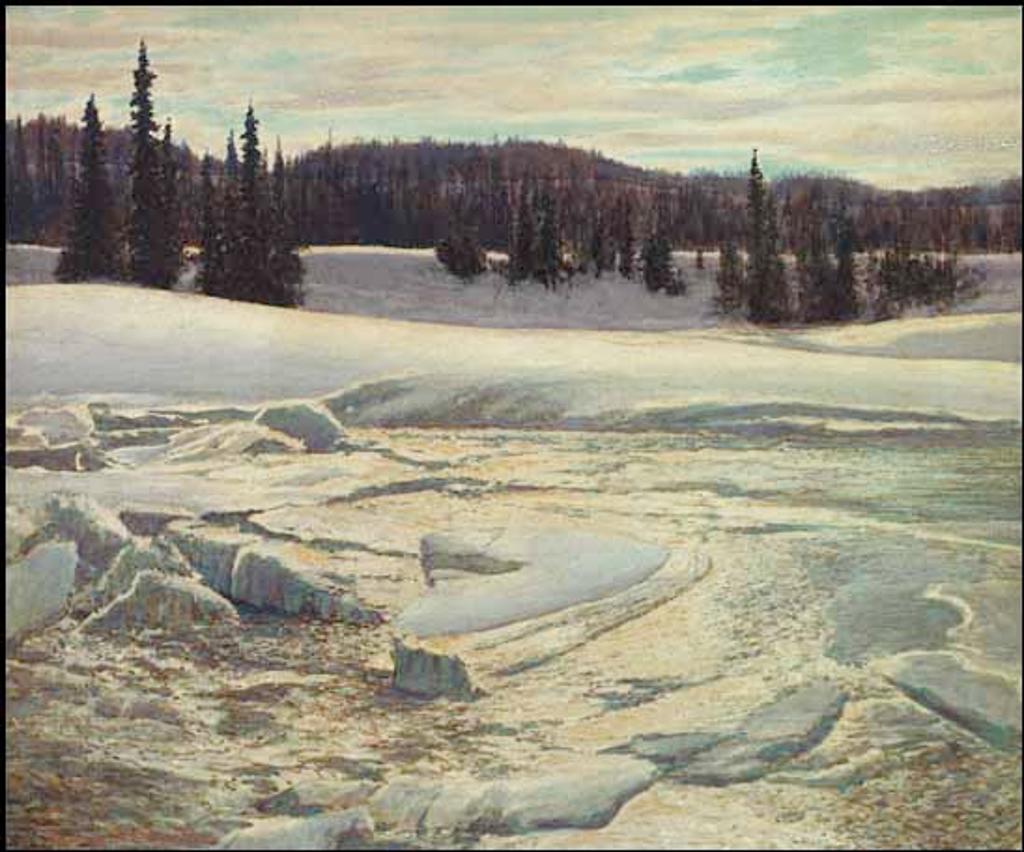 Frank (Franz) Hans Johnston (1888-1949) - Sun Symphony, Spring Breakup - Above Kakabeka