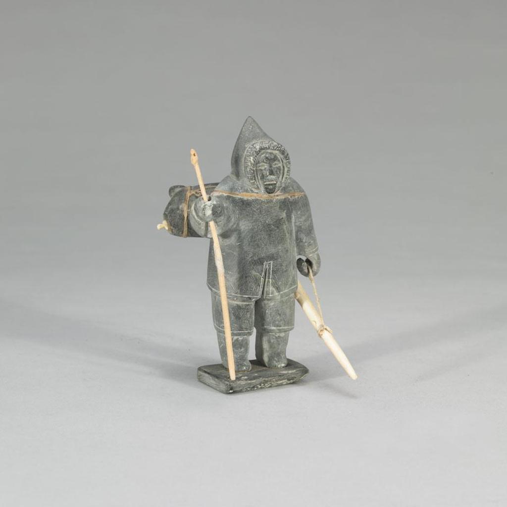 Ennutsiak (1896-1967) - Hunter With An Avatuk On His Back