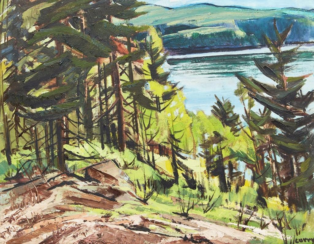 Ethel Luella Curry (1902-2000) - Summer Shore, Drag Lake, Haliburton