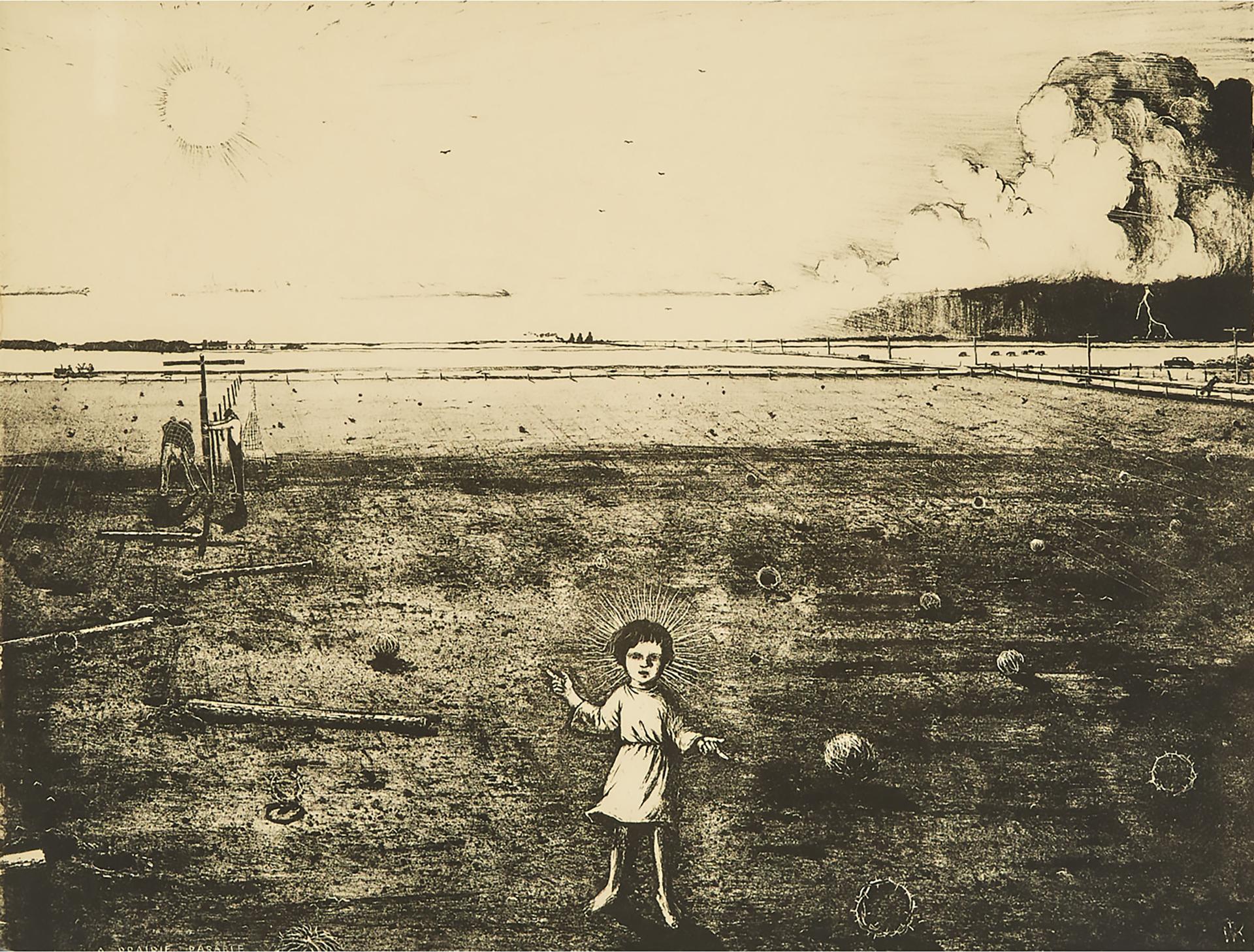 William Kurelek (1927-1977) - A Prairie Parable