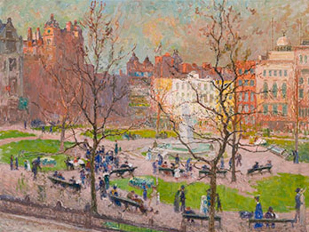 Emile Claus (1849-1924) - Leicester Square